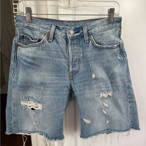 Levi’s Distressed Denim Shorts